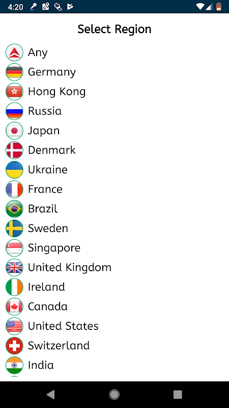 Delta VPN : Secure VPN Proxy : VPN UK, IRAN, USA 스크린샷 2