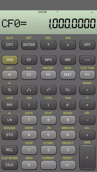 BA Financial Calculator Captura de pantalla 0