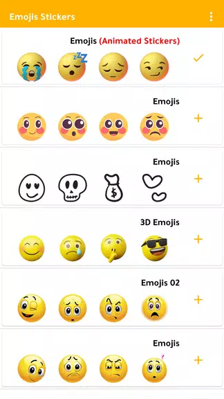 Emoji Stickers WASticker Zrzut ekranu 1