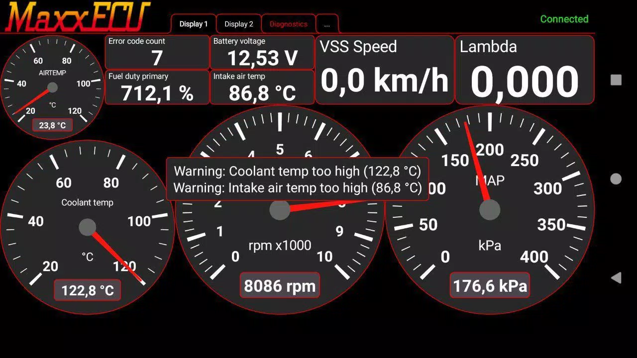 MaxxECU MDash应用截图第1张