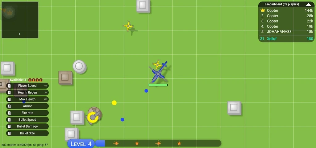 copter.io -Destroy the enemies ဖန်သားပြင်ဓာတ်ပုံ 3