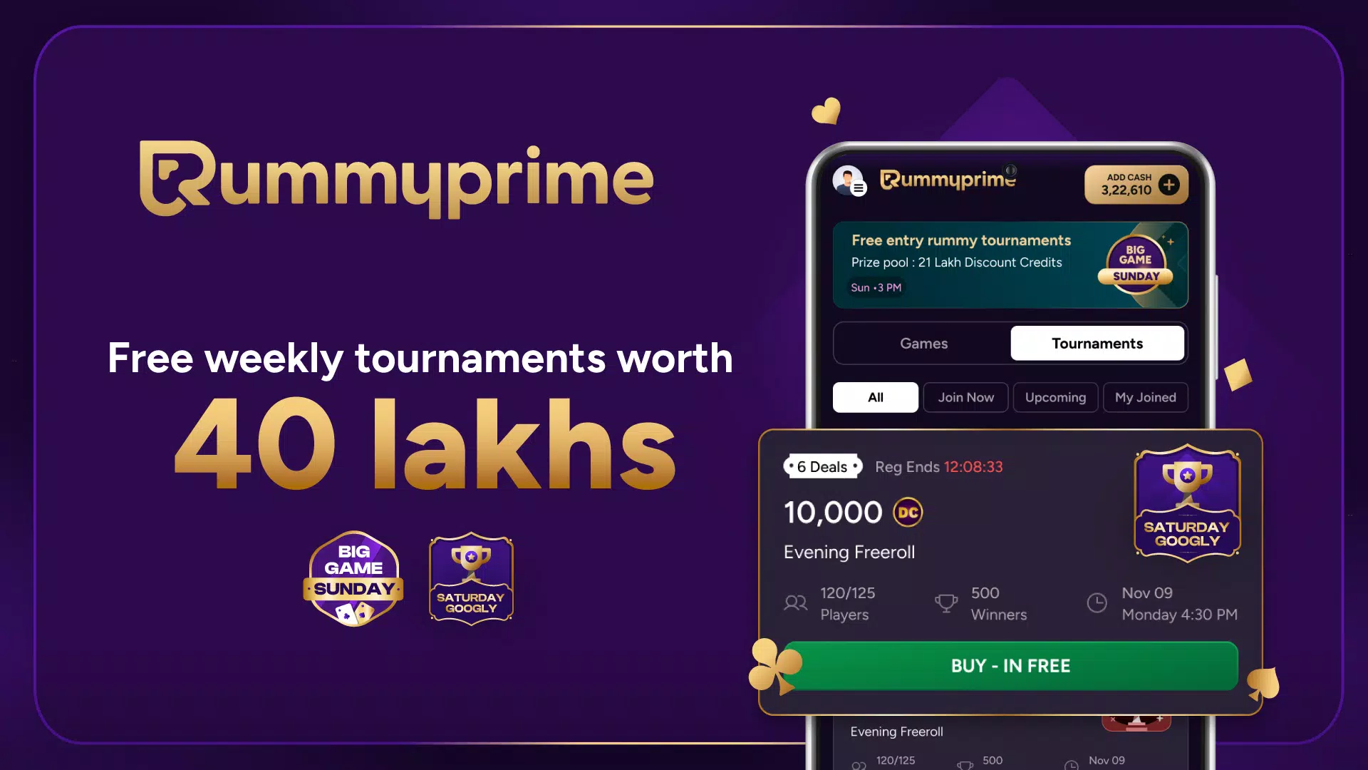 RummyPrime - Rummy Cash Game Tangkapan skrin 3