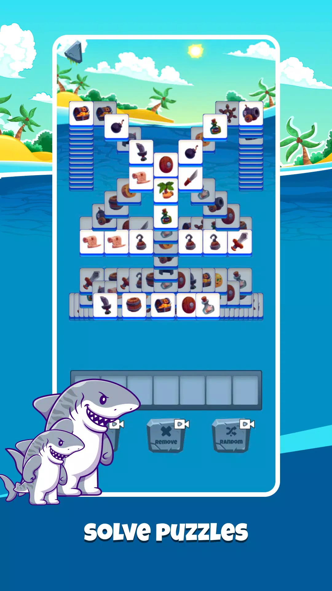 Shark Attack:Match Puzzle Game ภาพหน้าจอ 1