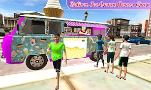 City Ice Cream Delivery Boy ဖန်သားပြင်ဓာတ်ပုံ 2