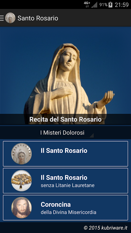 Holy Rosary Captura de tela 0