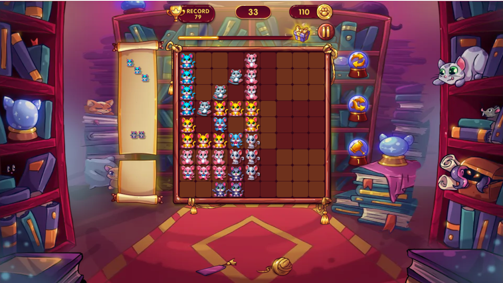 Mouse land block 9x9: Puzzle ภาพหน้าจอ 1