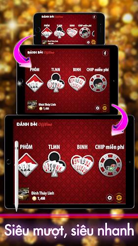 Offline Poker: Tien Len & Phom स्क्रीनशॉट 0