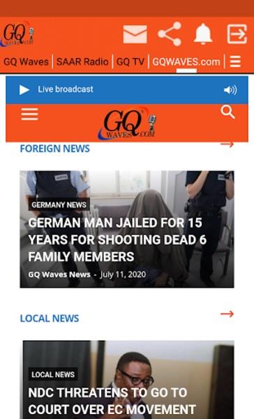 GQ WAVES RADIO স্ক্রিনশট 2