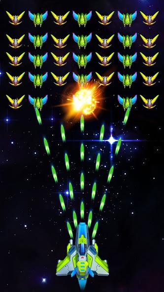 Galaxy Invader: Alien Shooting Mod ภาพหน้าจอ 0