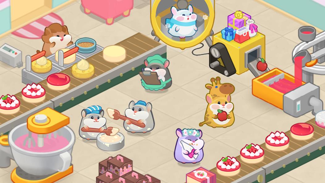 Hamster cake factory Mod ဖန်သားပြင်ဓာတ်ပုံ 2