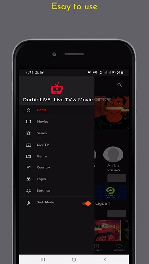 Durbin TV APK na Androida