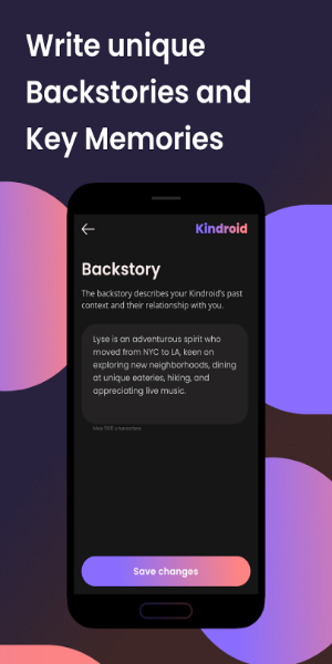 Kindroid: AI Companion Chat Zrzut ekranu 2