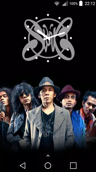 Slank Clock Widget Schermafbeelding 1