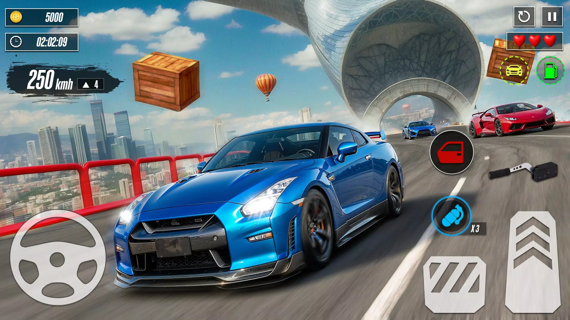 Mega Ramp Stunt: GT Car Racing ภาพหน้าจอ 2