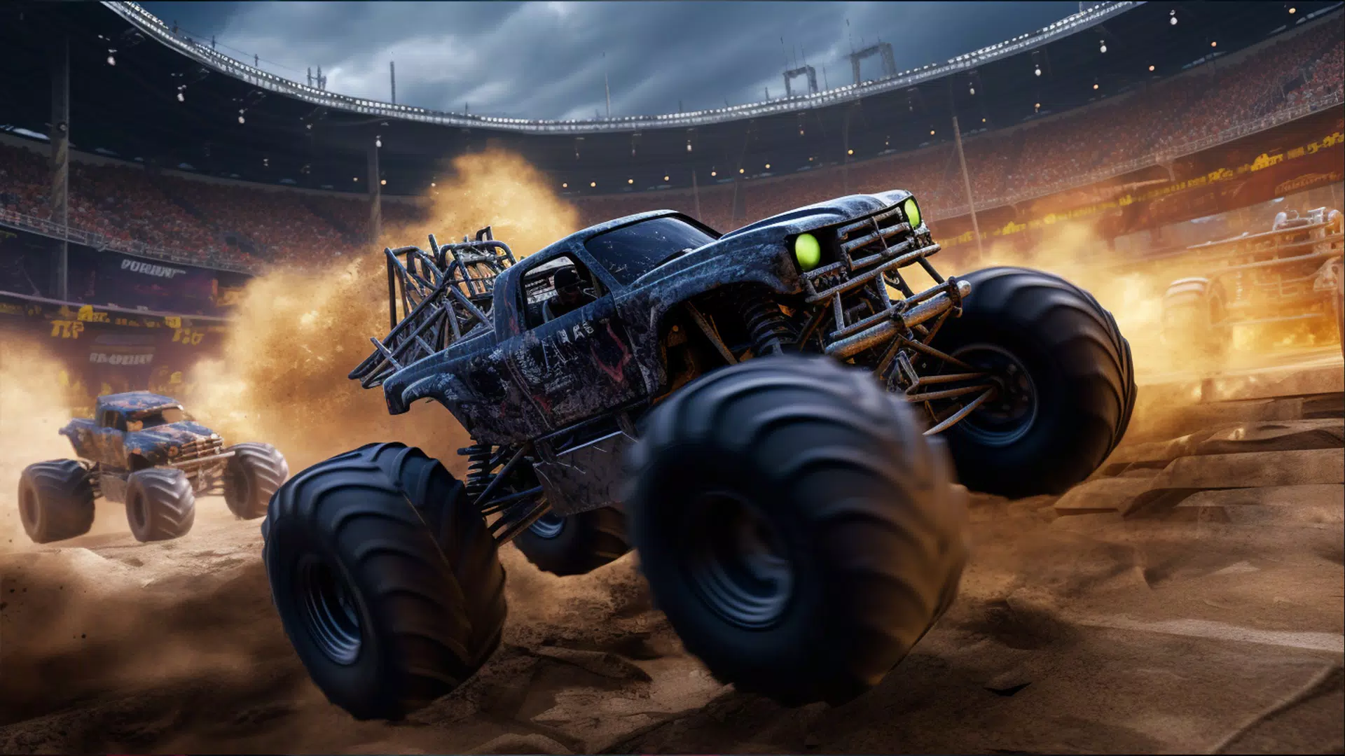 Crazy Monster Truck Games Schermafbeelding 2