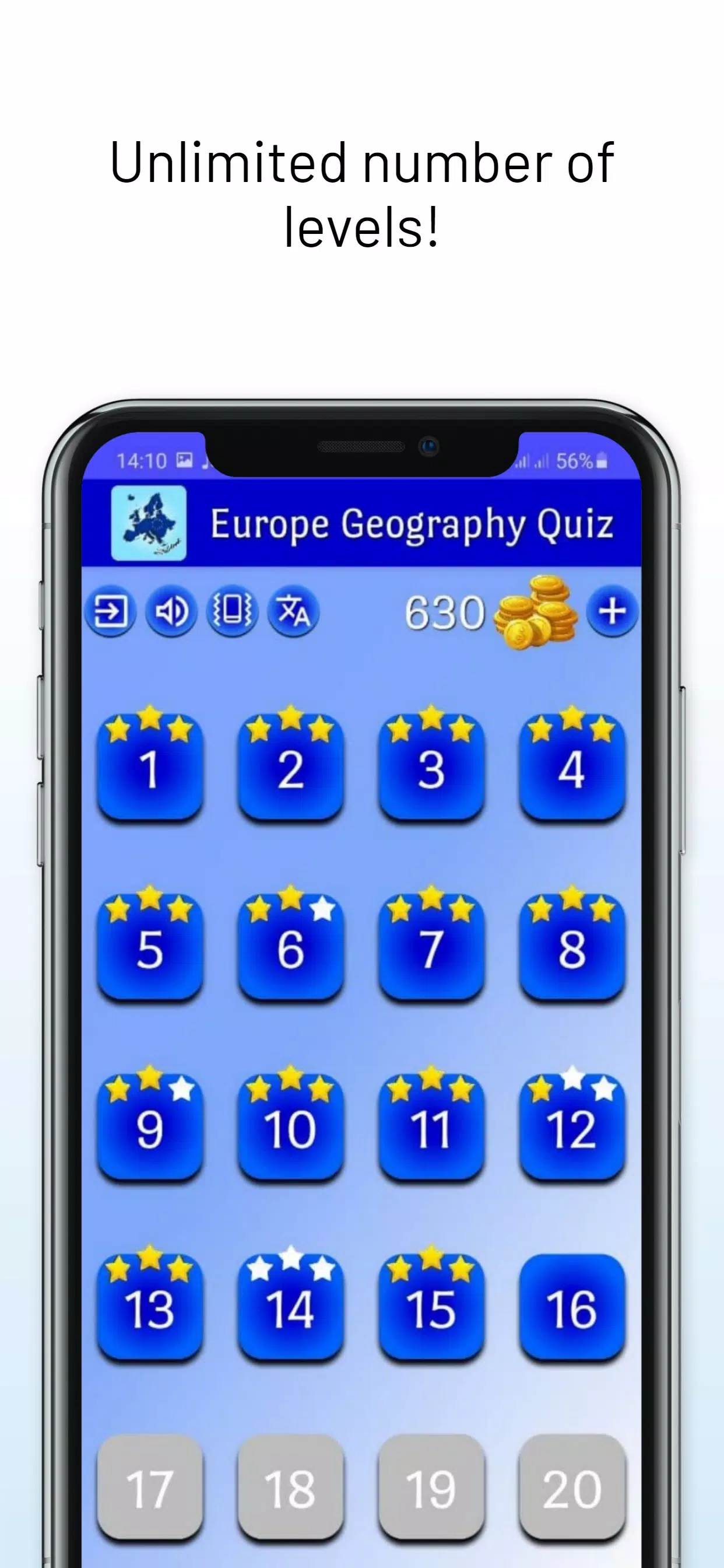 Europe Geography Quiz应用截图第3张