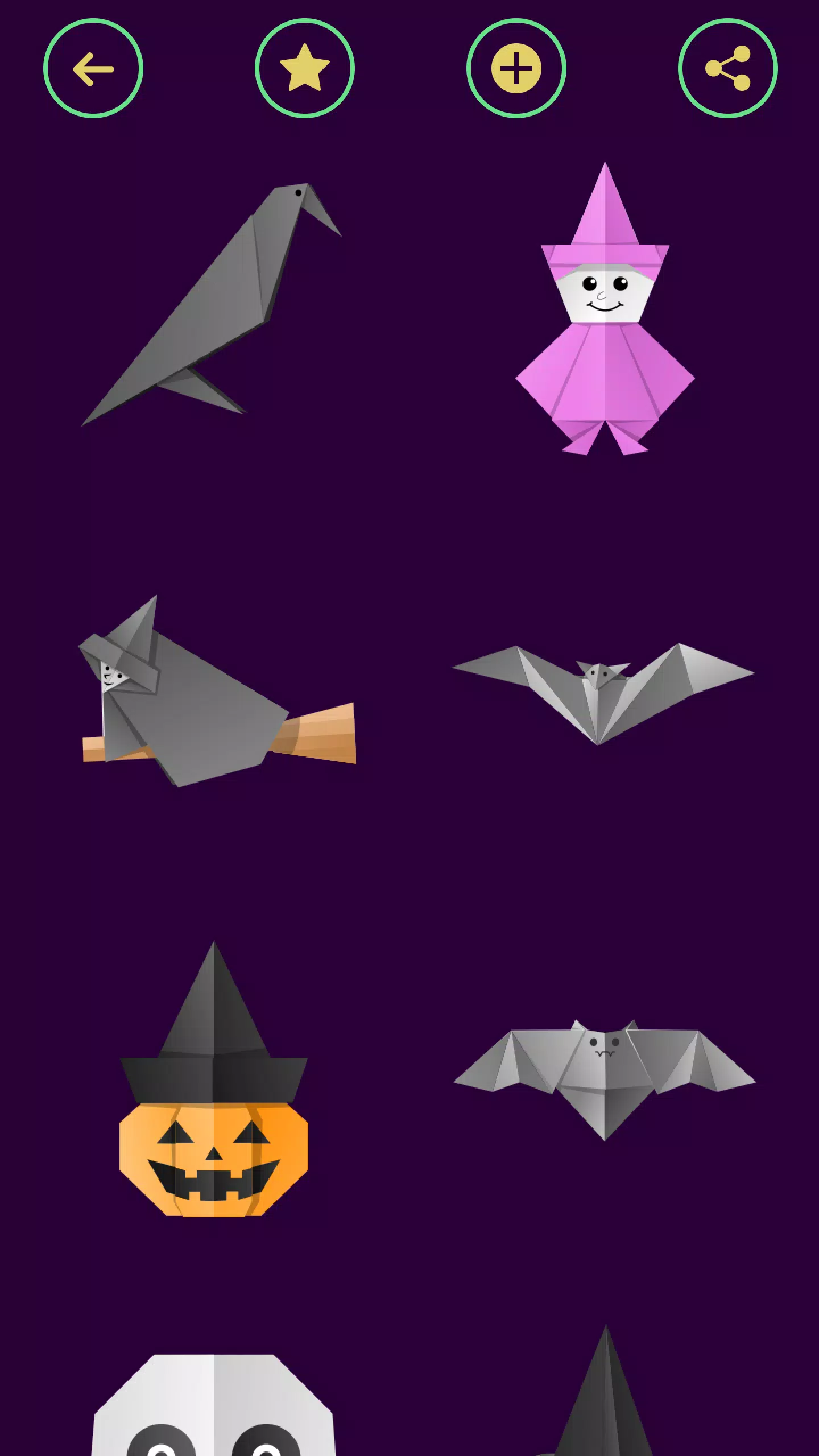 Origami Halloween应用截图第2张