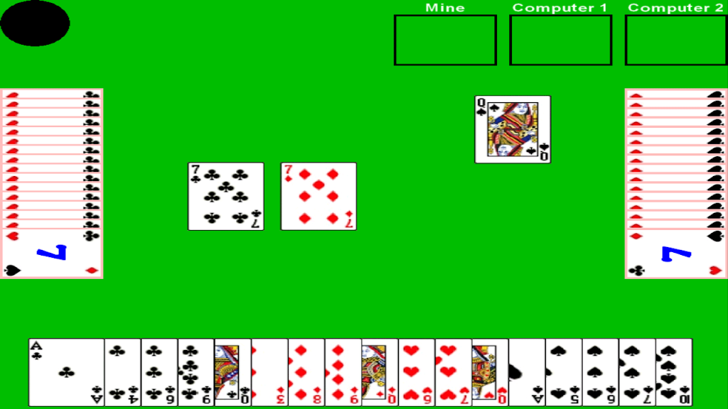 Seven Card Game - Simple and Fun Game Zrzut ekranu 1