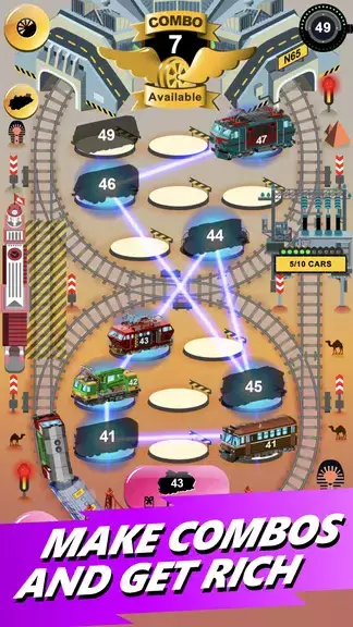 Train Merger Idle Train Tycoon スクリーンショット 3