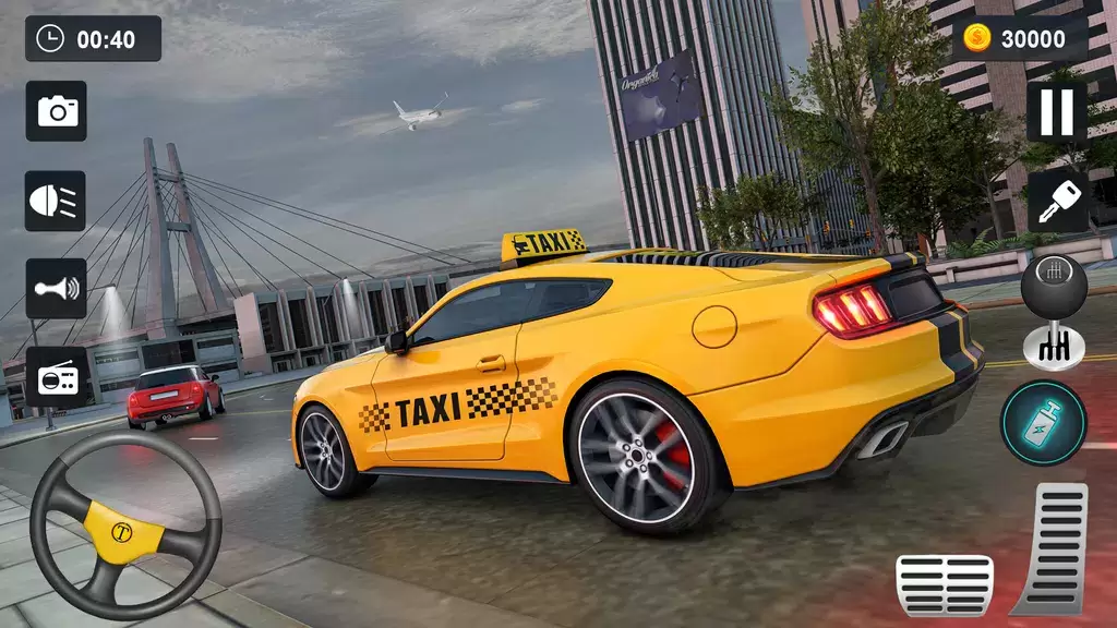 Taxi Simulator 3D - Taxi Games स्क्रीनशॉट 3