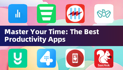 시간을 마스터하십시오 : 최고의 생산성 앱