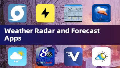 Radar meteorológico e aplicativos de previsão