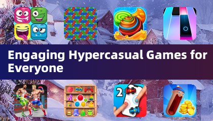 誰でも楽しめる没入感あるハイパーカジュアルゲーム