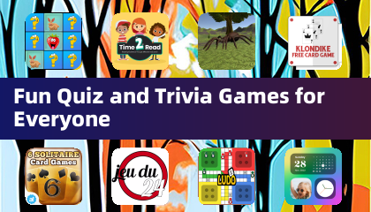 Fun Quiz and Trivia Games for Everyone