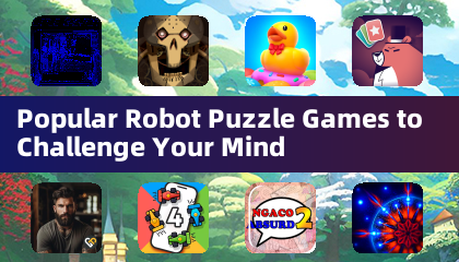 心を試す人気ロボットパズルゲーム