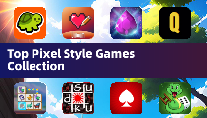 Colección de juegos de estilo pixel