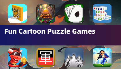 Juegos de puzles de dibujos animados divertidos